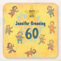 60e verjaardagsfeestje Retro geboren in de jaren 6