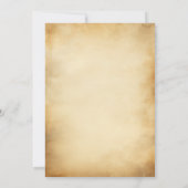 60e verjaardagsfeestje Retro Goud Zwart Wit Kaart (Achterkant)