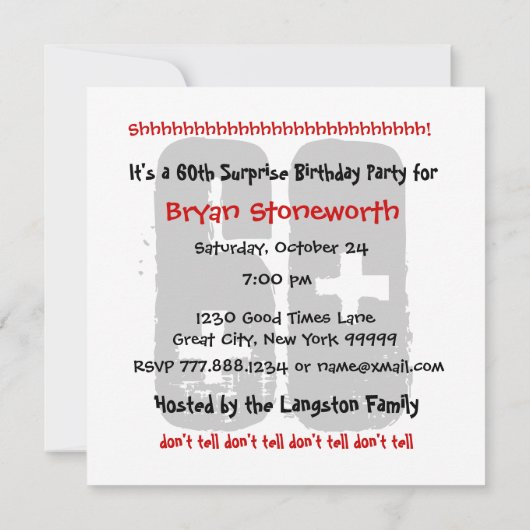 60e verrassingsdag: zwart rood wit kaart (Achterkant)