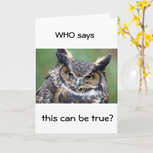 **60E** WIE ZEGT DAT DIT "WAAR IS?" KAART (Gele Bloem)