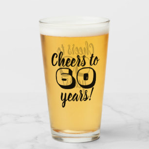 60e zestigdagskaas tot 60 jaar bier/Drink Glas