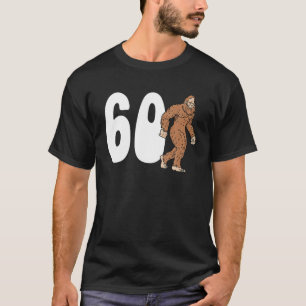 60e zestigste verjaardag Sasquatch 60 jaar O T-shirt