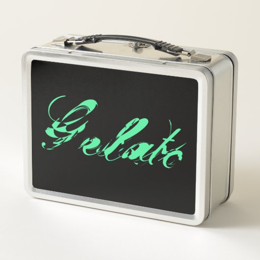 60ies 60s 60er Style Gelato Ice neon-green (Achterkant)