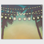 60lb inpakpapier Roll Beach Sunset Palm Tree St (Vlak)