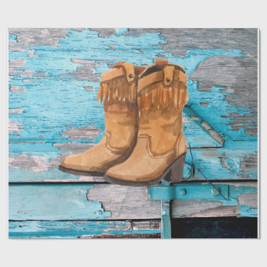 60lb Inpakpapier Roll Blauw Hout Schuur Deurlaarze (Vlak)