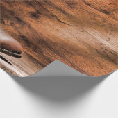 60lb inpakpapier Roll Cowboy Laarzen Schuur Hout R (Hoek)