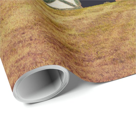 60lb inpakpapier Roll Sunset Barn Country Rusti (Rol Hoek)
