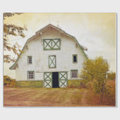 60lb inpakpapier Roll Sunset Barn Country Rusti (Vlak)