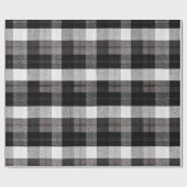 60lb Verpakking Papier Roll Xmas Baffalo Plaid Zwa (Vlak)