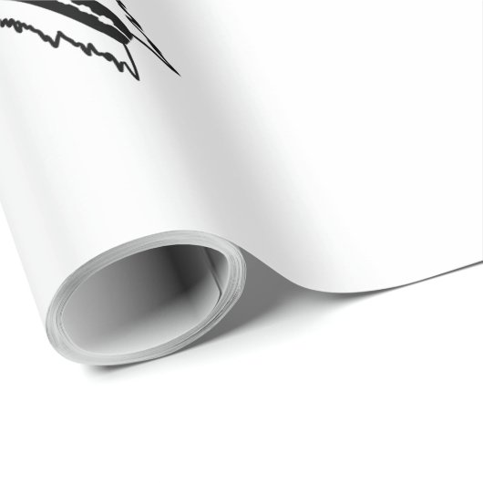 60lb wikkelpapier Roll Boho Buffalo Tribal Patte Cadeaupapier (Rol Hoek)