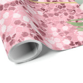 60lb wikkelpapier Roll Geometric Garden Roos Cadeaupapier (Rol Hoek)