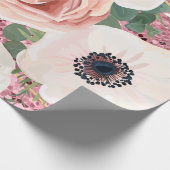 60lb wikkelpapier Roll Geometric Garden Roos Cadeaupapier (Hoek)