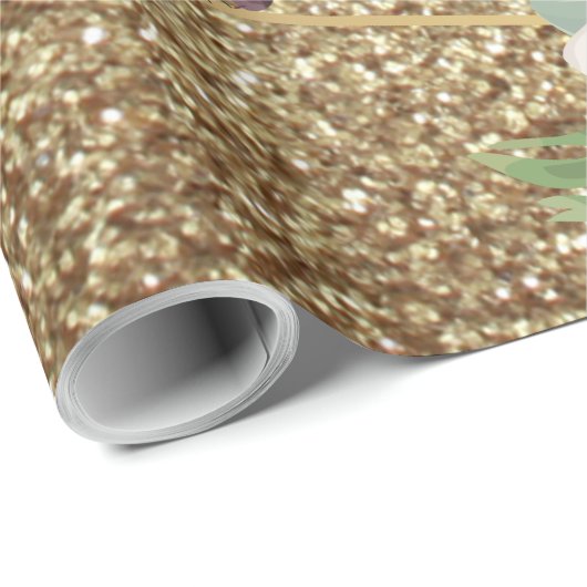 60lb wikkelpapier Roll Geometric Garden Roos Cadeaupapier (Rol Hoek)