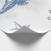 60lb wikkelpapier Roll Seahorse Ocean Beach Cadeaupapier (Hoek)