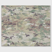 60lb Wrapping Paper Roll Army OCP Camo Uniform Cam Cadeaupapier (Vlak)