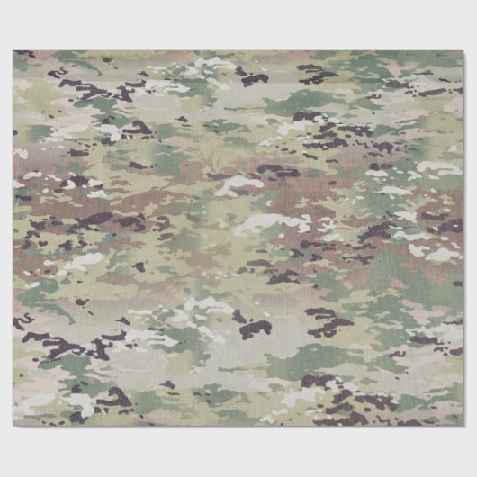 60lb Wrapping Paper Roll Army OCP Camo Uniform Cam Cadeaupapier (Vlak)