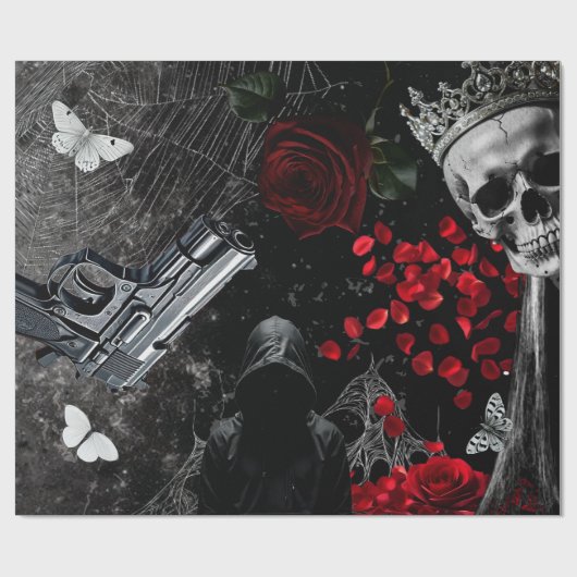 60lb Wrapping Paper Roll Haunting Adeline Zade Mea Cadeaupapier (Vlak)