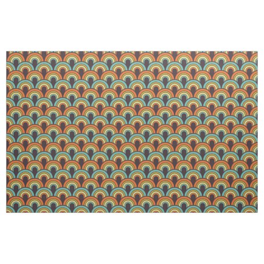 60s70 Retro fabric-patroon Stof (Yard (91,4 cm))