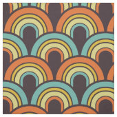 60s70 Retro fabric-patroon Stof (Swatch)