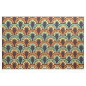 60s70 Retro fabric-patroon Stof (Fat Quarter)