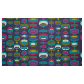 60s 70s mod retro fabric patroon stof (Fat Quarter)