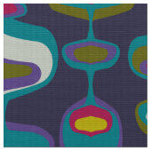 60s 70s mod retro fabric patroon stof (Close Up)