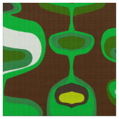 60s 70s mod retro fabric patroon stof (Close Up)
