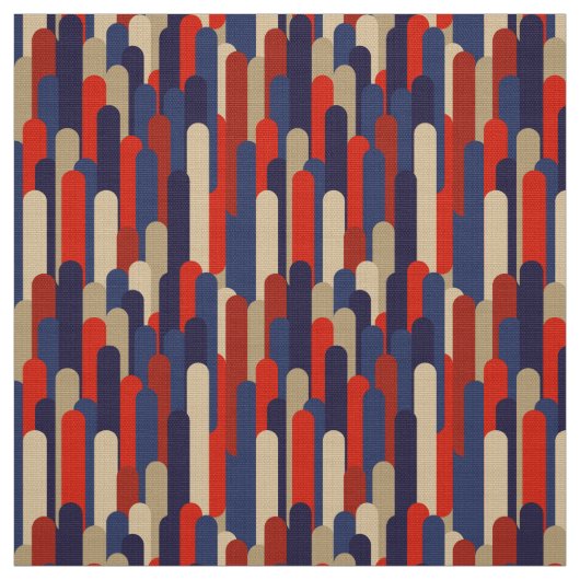 60s 70s retro  gestileerd stof (Swatch)