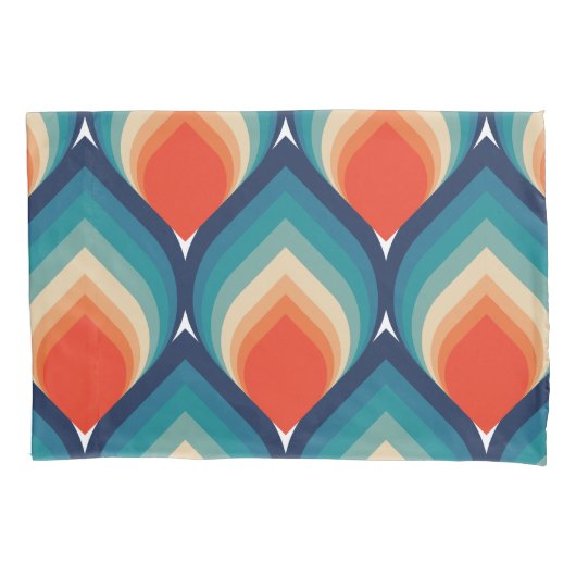 60s 70s retro loodle hoesjes kussensloop (Voorkant)