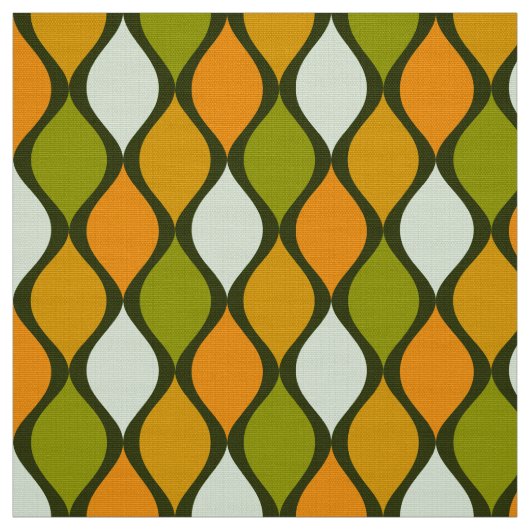 60s 70s retro superkleurenpaletstof stof (Swatch)