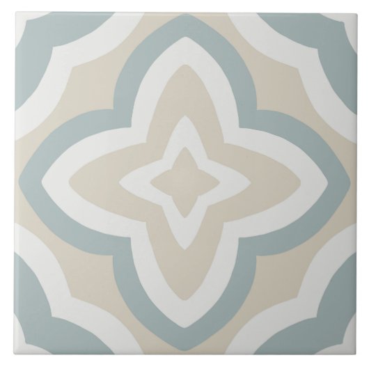 60s 70s retro tegel tegeltje (Voorkant)