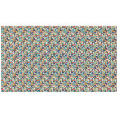 60s 70s Vibe Retro Wervelingen Abstract Pat#1 ID10 Tafelkleed (Voorkant (Horizontaal))