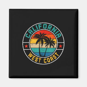 60s 70s West Coast Beach Funny Palm Tree C Magneet