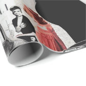 60s Abstracte Collage Cadeaupapier (Rol Hoek)