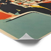 60's Airport poster, cocktails Poster (Hoek)