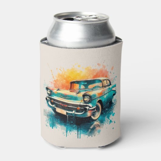 60s auto blikjeskoeler (Blikje Voorkant)