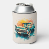 60s auto blikjeskoeler (Blikje Achterkant)