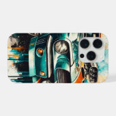 60s auto iPhone hoesje (Achterkant horizontaal)