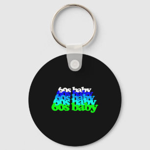 60s Baby 1960s Verjaardag Geboren Jaren Zestig Boo Sleutelhanger