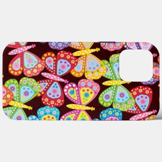 60s Butterfly iPhone | Butterfly iPhone Case-Mate Case (Achterkant (horizontaal))