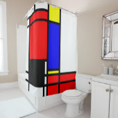 60s Chic Shower Curtain Douchegordijn (In situ)