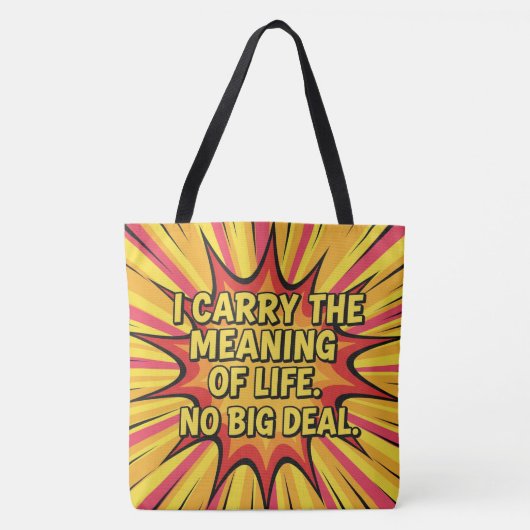 60s Comic Style Print van Natasha Us Tote Bag (Voorkant)