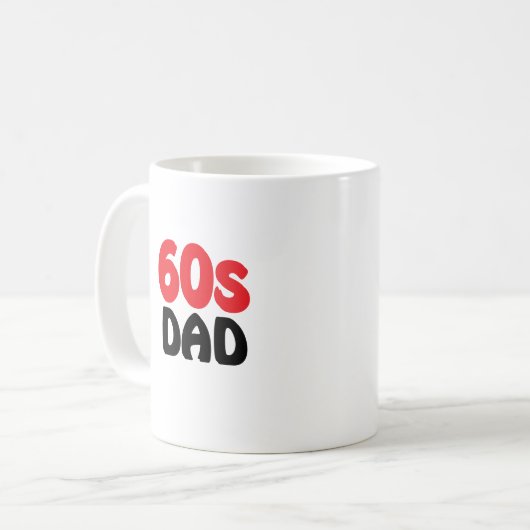 60s DAD koffie mok (Voorkant links)