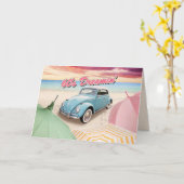 60's Dromen Verjaardag Kaart (Gele Bloem)