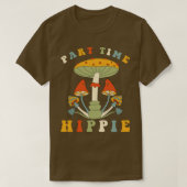 60s en 70s Hippie Hippies Retro  Hippy Flo T-shirt (Design voorkant)