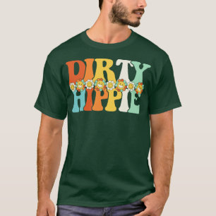 60s en 70s Hippie Hippies Retro Hippy Flo T-shirt