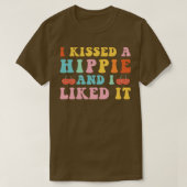 60s en 70s Hippie Hippies Retro Hippy Flo T-shirt (Design voorkant)