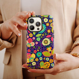 60s Flower Hippie iPhone | 60s Hippie iPhone 13 Case-Mate iPhone Case