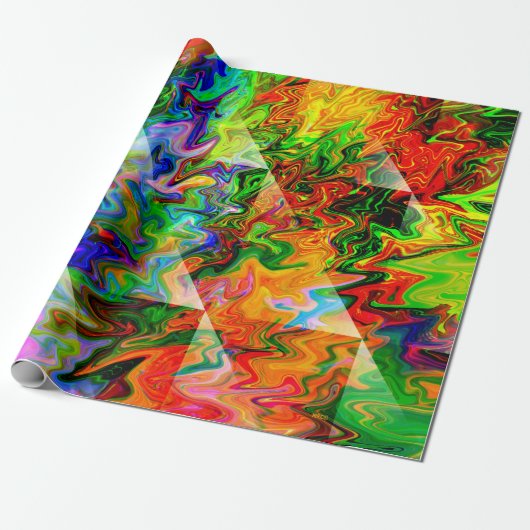 60's Fun. Cadeaupapier (Uitgerold)