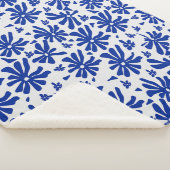 60s Groovy Midden-eeuwse Bloemen Sherpa Deken (3/4)